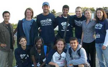 students who volunteered at migrant camp clinics