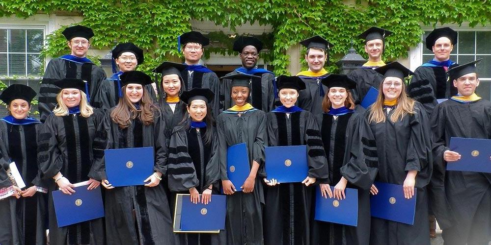 Happy graduates of SUNY Upstate Medical University